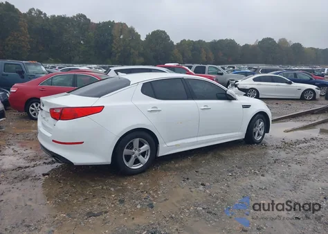 2015 Kia Optima Lx from USA, damaged, VIN 5XXGM4A76FG373329